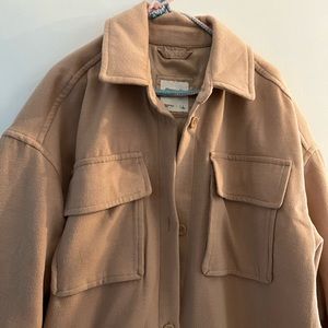 Tan Abercrombie Shacket XL